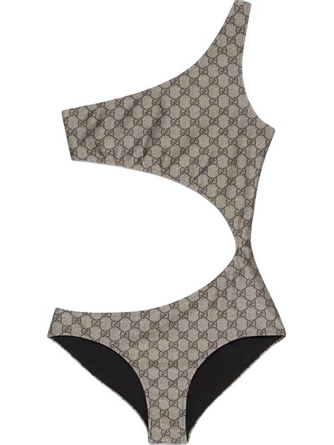 gucci swimsuit one shoulder|gucci swimsuit bikini.